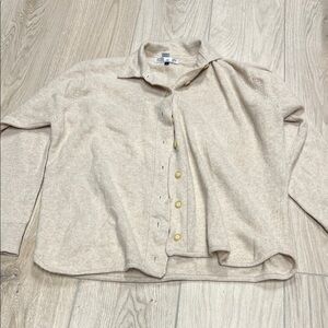 Portolano Light Tan‎ Button-Up Cardigan